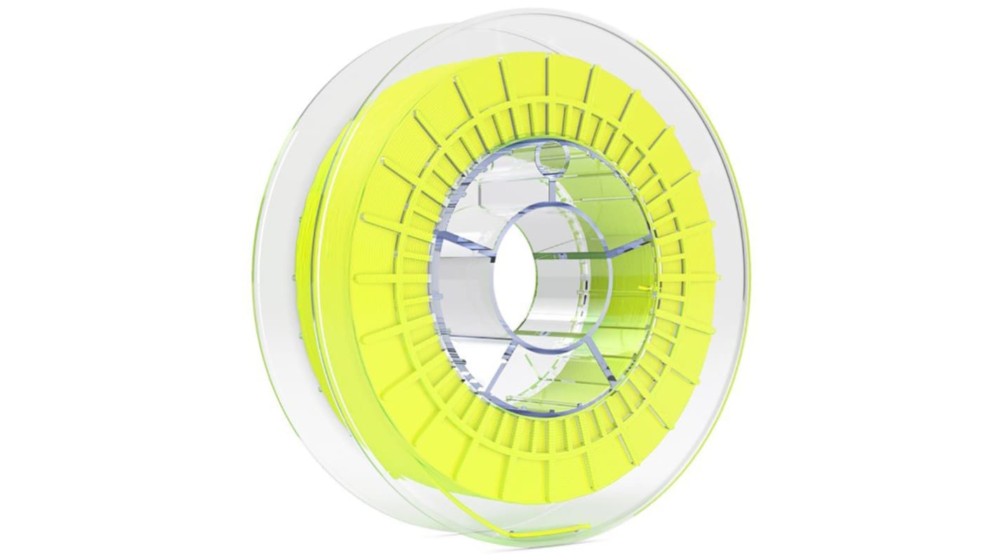 BQ 1.75mm Fluorescent Yellow Filaflex 3D Printer Filament, 500g