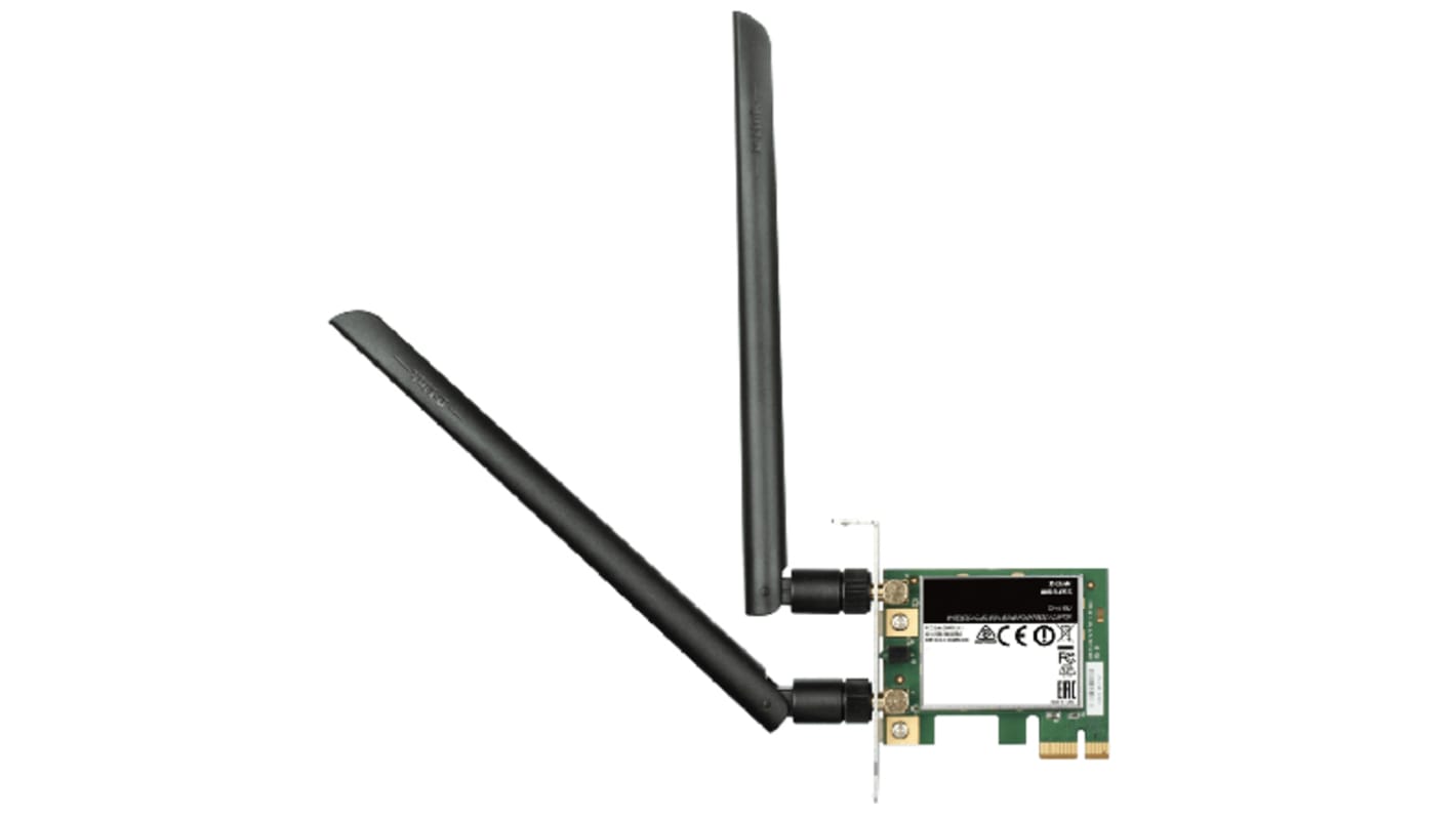 Adattatore WiFi D-Link PCIe 2.4GHz, 867Mbit/s AC1200 802.11ac, 802.11b, 802.11g, 802.11n WiFi