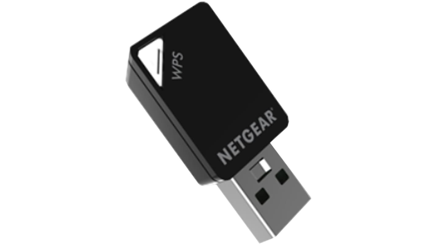 Netgear AC600 2.4GHz 433Mbit/s无线网卡, USB 2.0接口, 支持WiFi