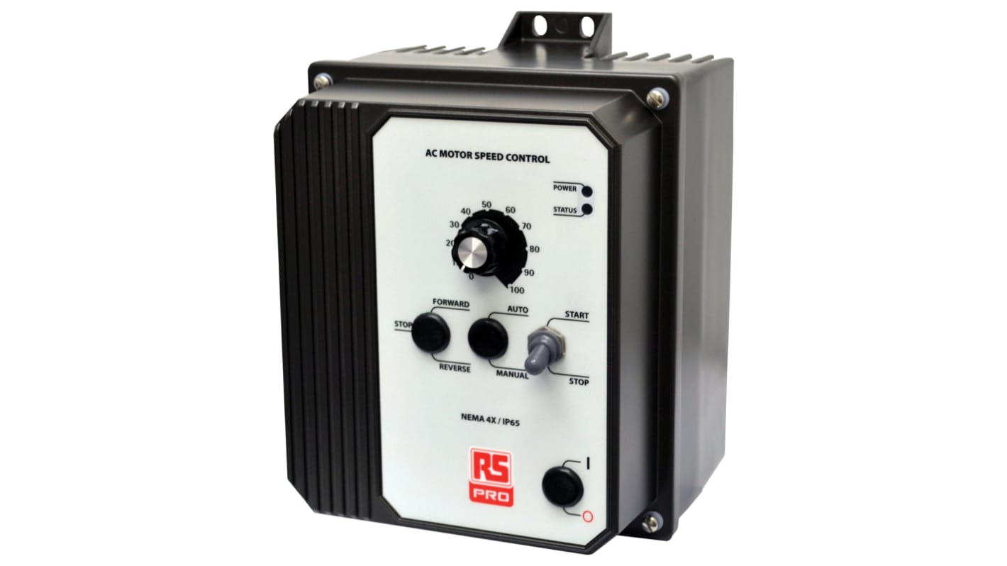 RS PRO Inverter Drive, 1.5 kW, 1 Phase, 230 V ac, 6.7 A