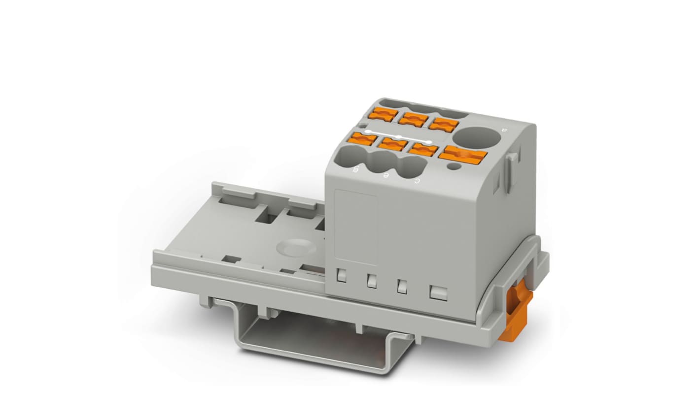 Blocco di distribuzione, Phoenix Contact, 7 vie 24 A, 41 A, 500 V