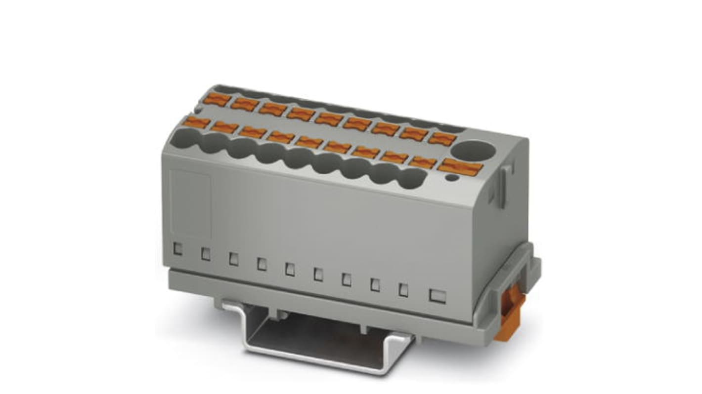 3273110 | Phoenix Contact Distribution Block, 19 Way, 0.14