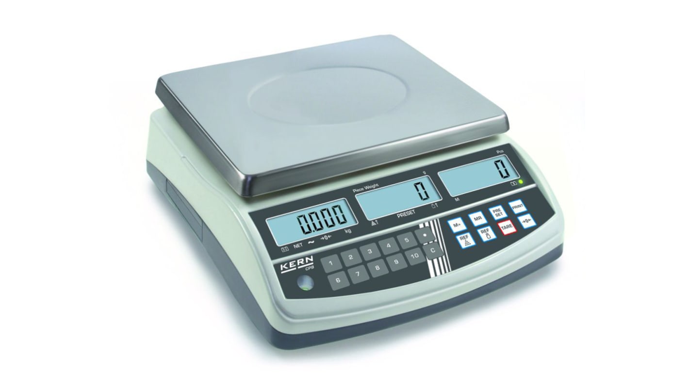 Kern CPB 15K2DM Zählwaage mit Zählfunktion 6kg / Auflösung 0,002 kg; 0,005 kg
