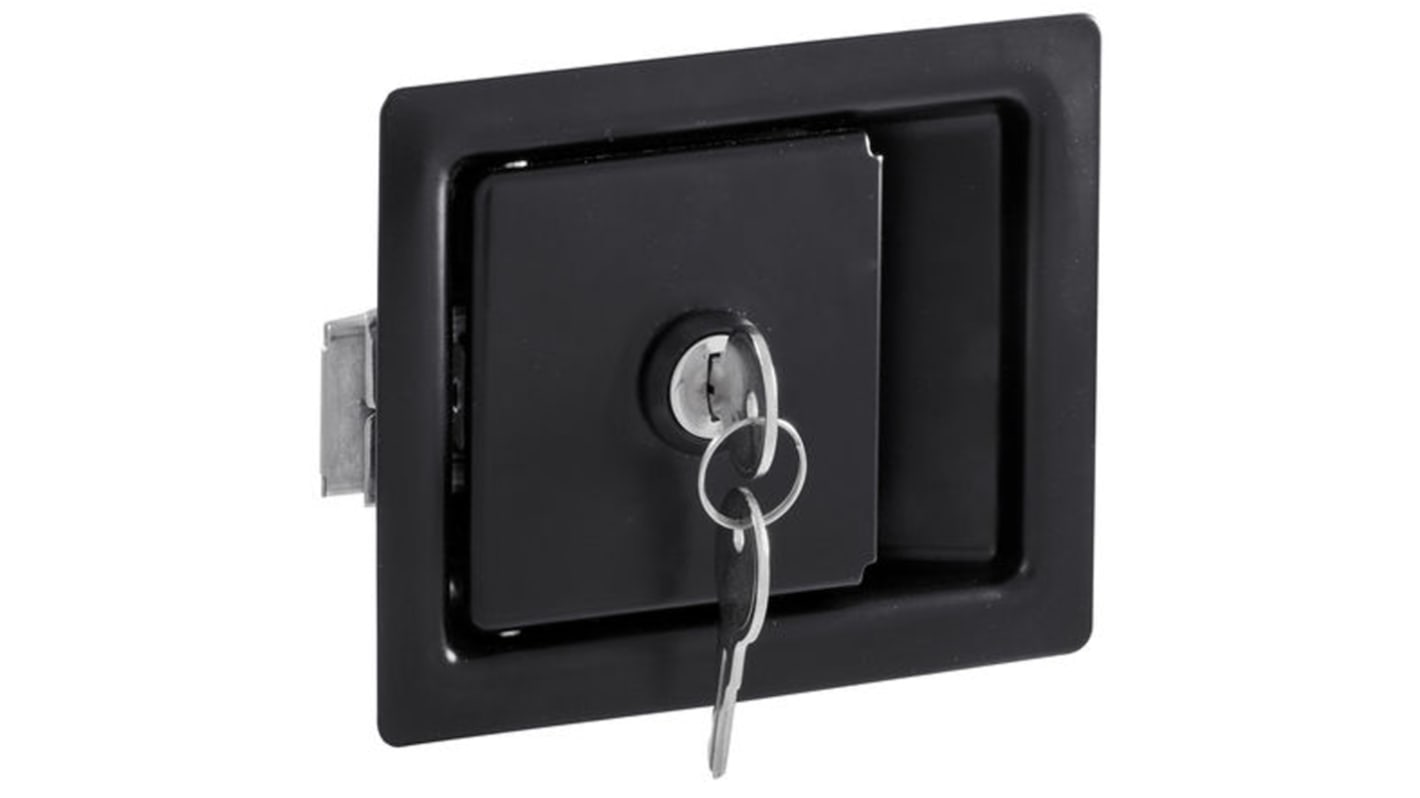RS PRO Steel Lockable,Spring Loaded Paddle Latch, 127 x 101.5 x 52.5mm