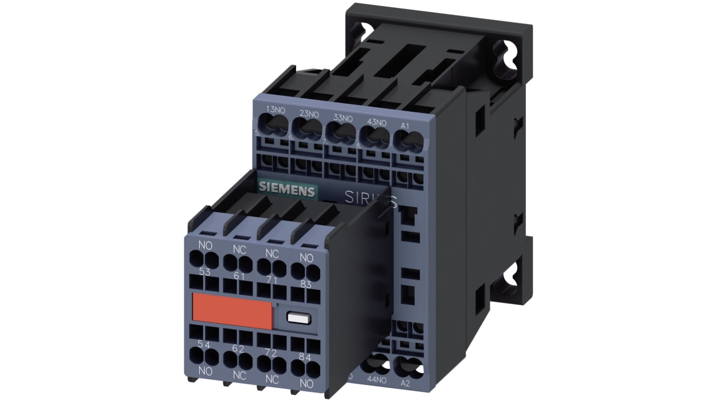 Siemens SIRIUS 3RH2 Contactor Relay, 10 A, 6NO + 2NC, 600 V dc, 690 V ac