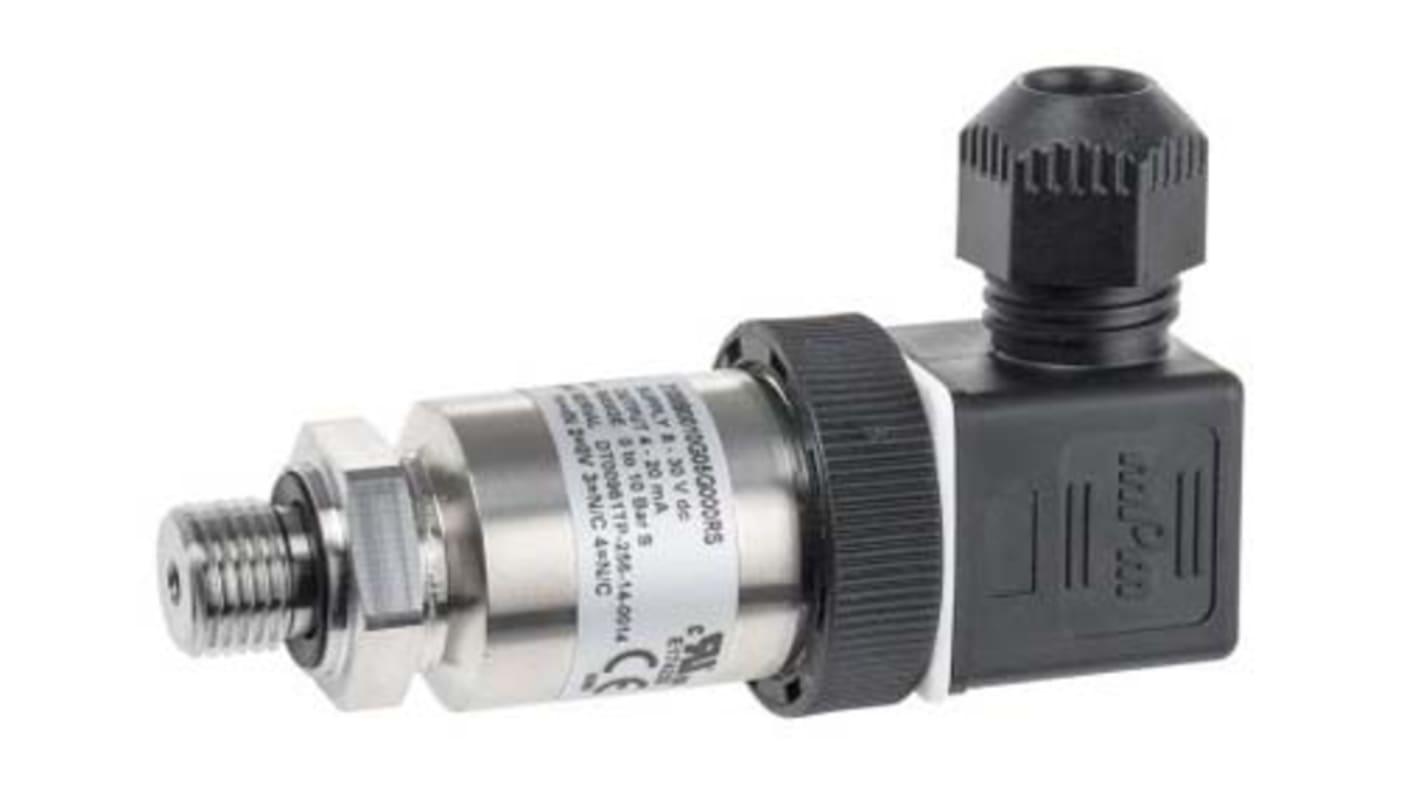 Gems Sensors 3200 Series Pressure Sensor, 0bar Min, 250bar Max, Analogue Output, Relative Reading