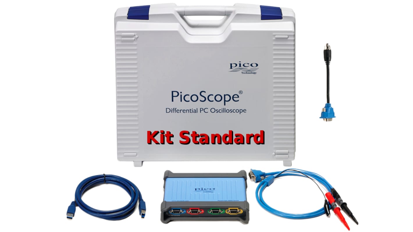 Pico Technology,Differential Oscilloscope Kit High-Resolution Differential Oscilloscope, PicoConnect 441 1:1 Passive