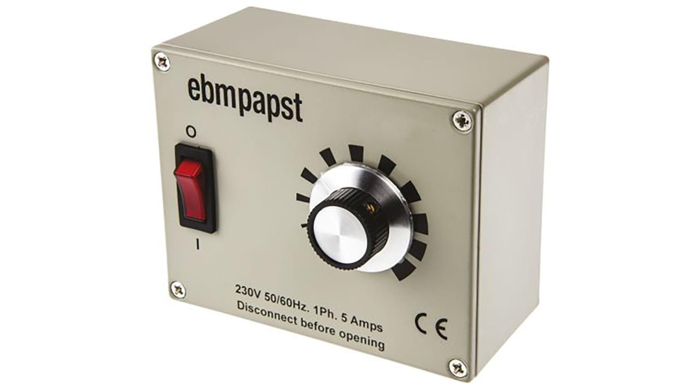 ebm-papst REE Series Fan Speed Controller, 230 V ac, 10A Max, Variable