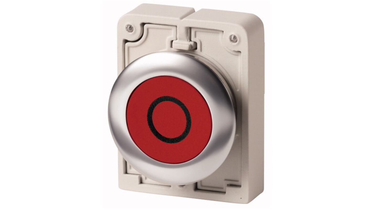 Eaton RMQ Titan M30 Series Red Momentary Push Button, 30mm Cutout, IP67