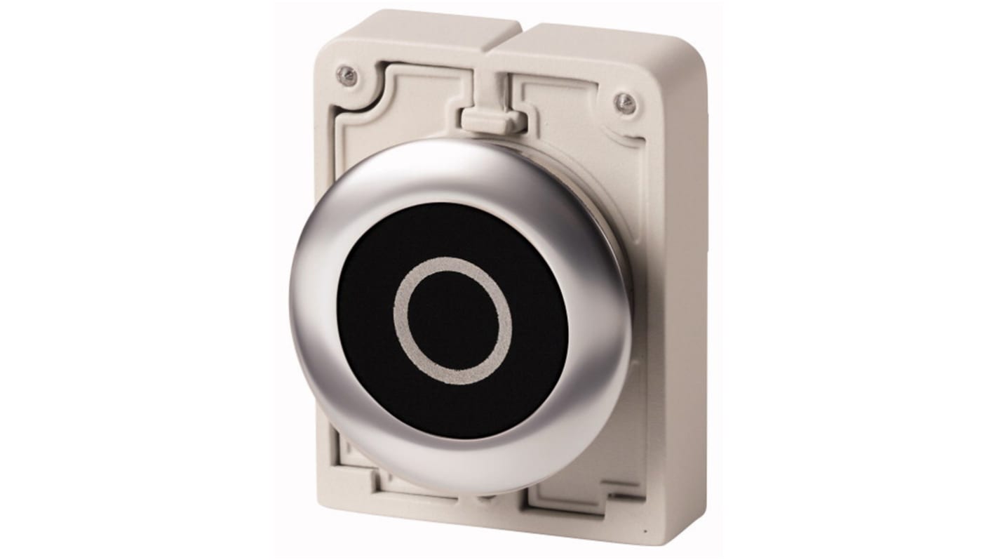 Eaton RMQ Titan M30 Series Black Momentary Push Button, 30mm Cutout, IP67
