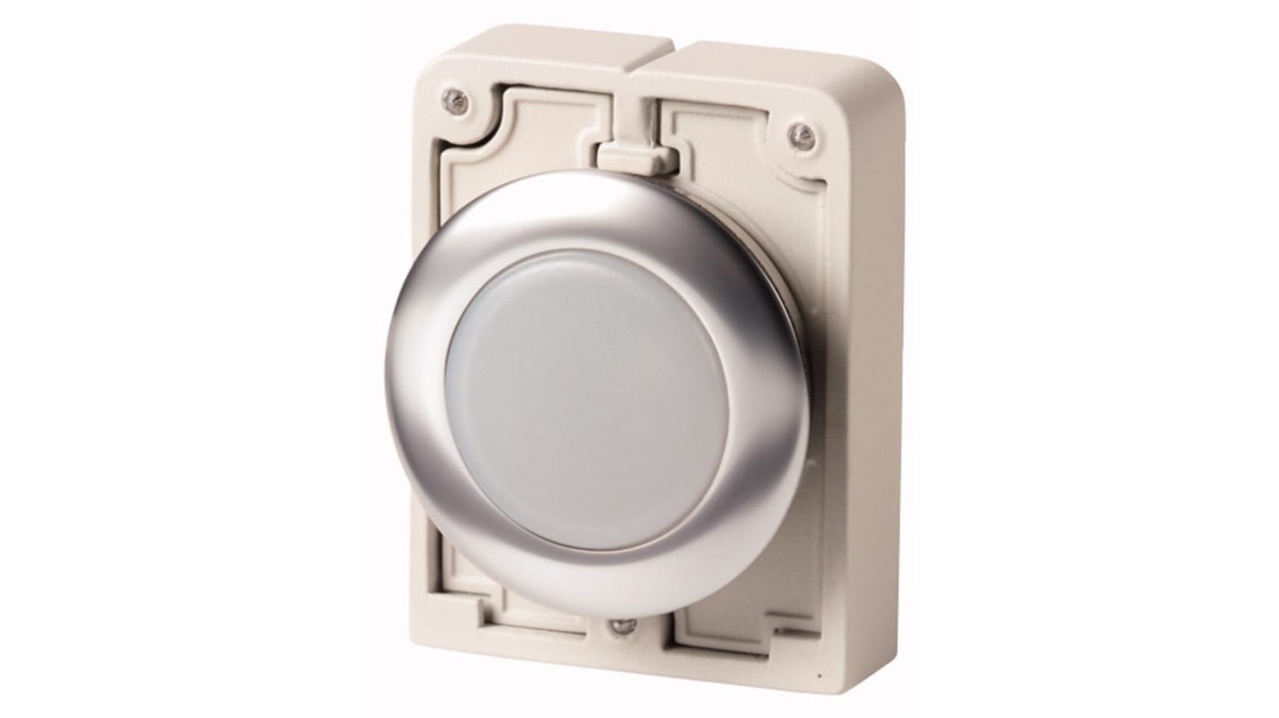 Eaton White Pilot Light, 30mm Cutout RMQ Titan M30 Series