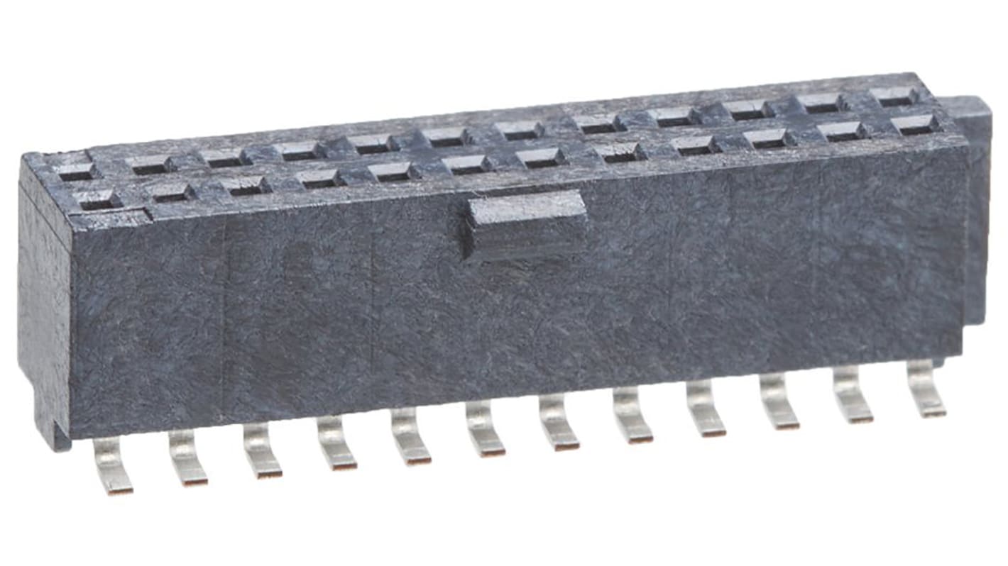 Gniazdo PCB 12 -pinowe 2 -rzędowe raster: 1.27mm typu płytka – płytka Proste SMD
