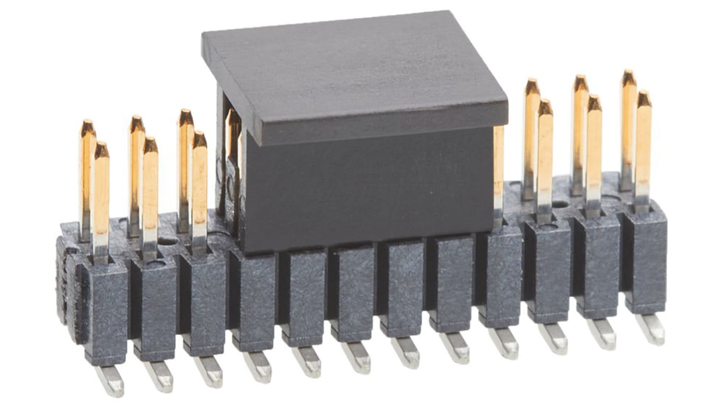 Molex Slim-Grid Series Straight Surface Mount Pin Header, 24 Contact(s), 1.27mm Pitch, 2 Row(s), Unshrouded