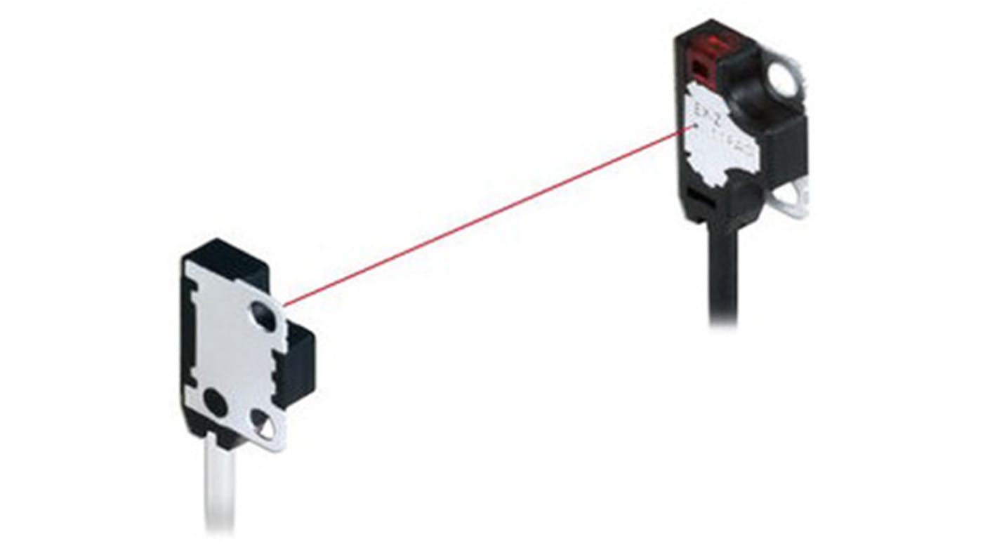 Panasonic Through Beam Photoelectric Sensor, Block Sensor, 200 mm Detection Range