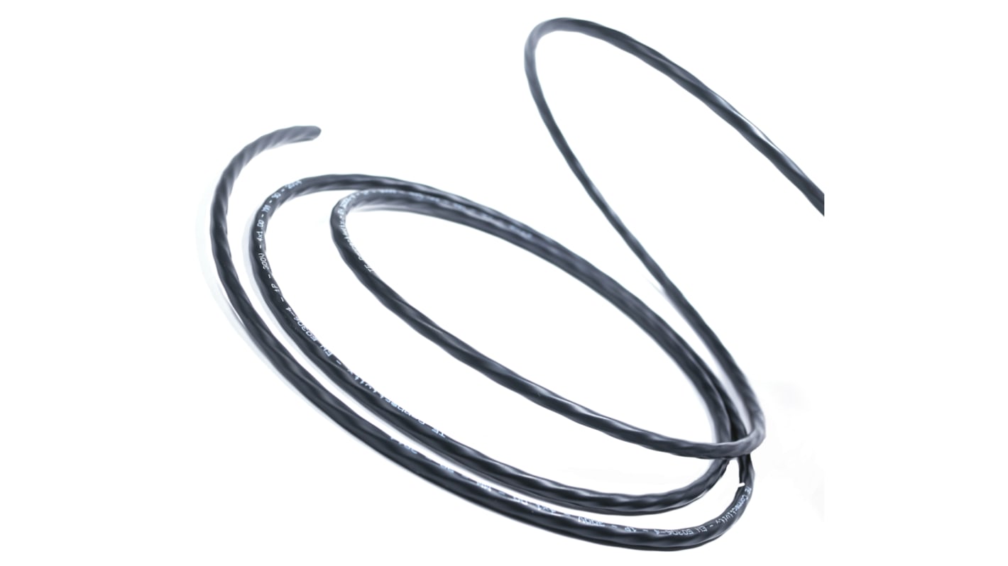TE Connectivity 100E Series White 0.5 mm² Hook Up Wire, 19/0.18 mm, 1.5m, Polymer Insulation, 100E0111-0.50-9