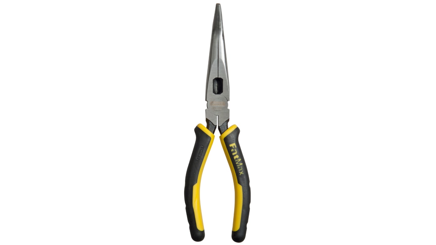 Stanley FatMax Long Nose Pliers, 200 mm Overall, Straight Tip