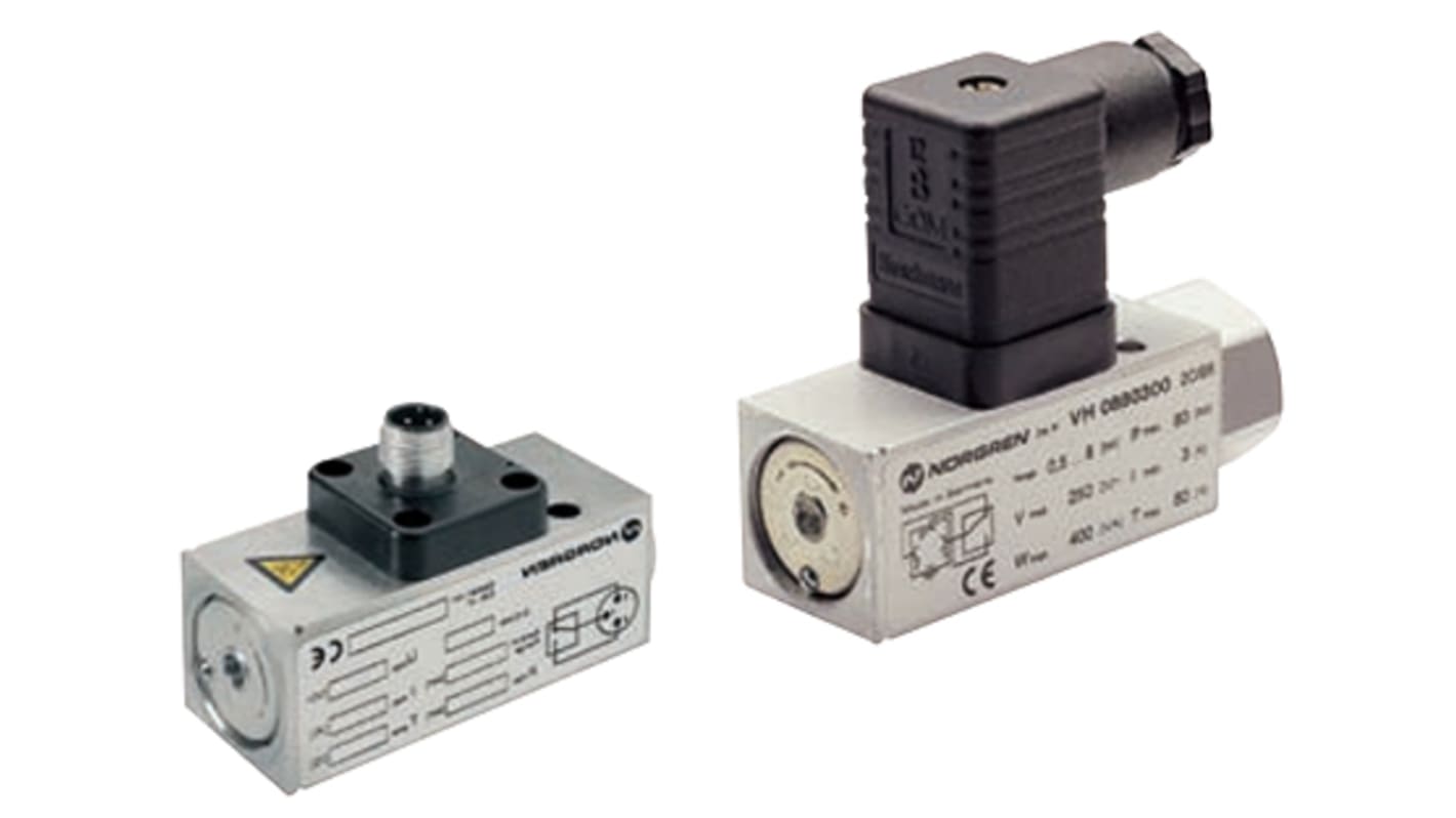 RS PRO 圧力スイッチ 電気機械式 30V, M12 x 1接続, 気体, 液体 | RS