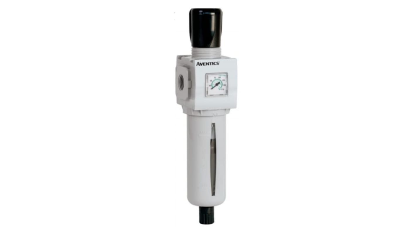 EMERSON – AVENTICS 651 Filter Regulator, 25μm, G 1/4, Manual, Semi Automatic