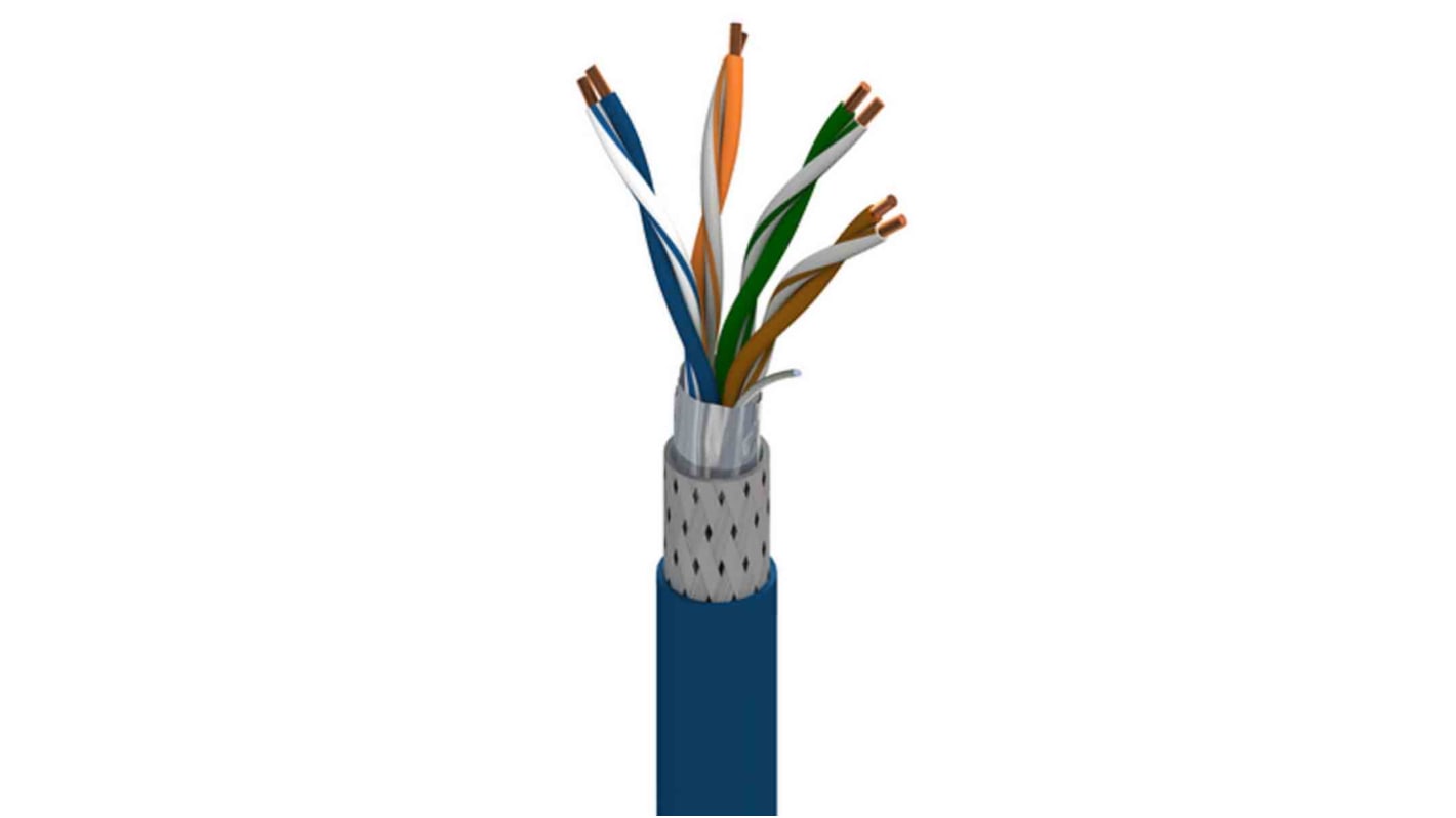 Kabel Ethernet Cat5e długość 305m Niezakończony Belden PVC l. żył: 8 średnica 8.38mm