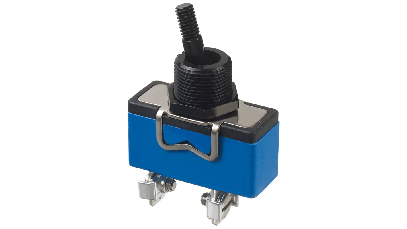 APEM Toggle Switch, Panel Mount, Latching, DPDT, Screw Terminal, 400V ac