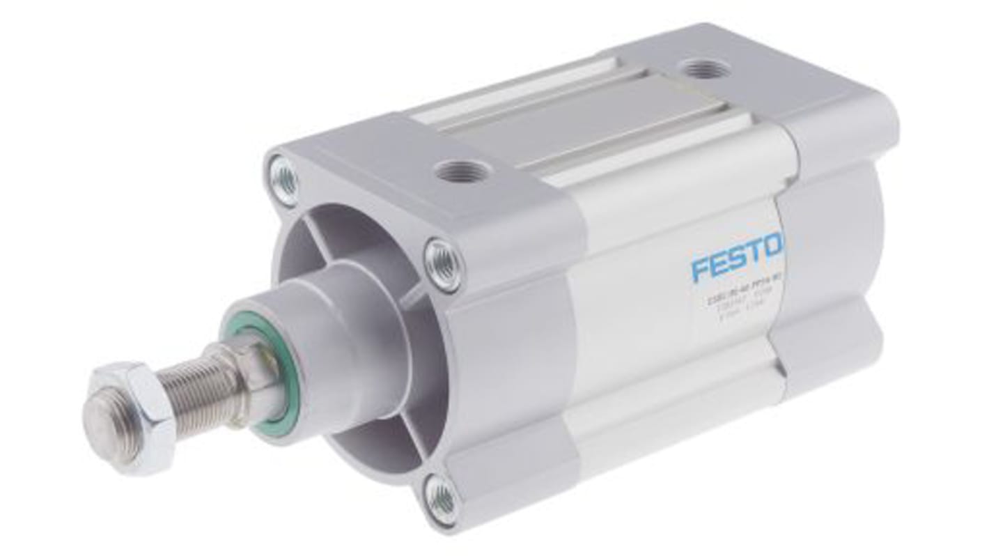 Festo DSBC 1383366, G 3/8 Pneumatikzylinder doppeltwirkend, Bohrung Ø 80mm / Hub 25mm, bis 12 bar