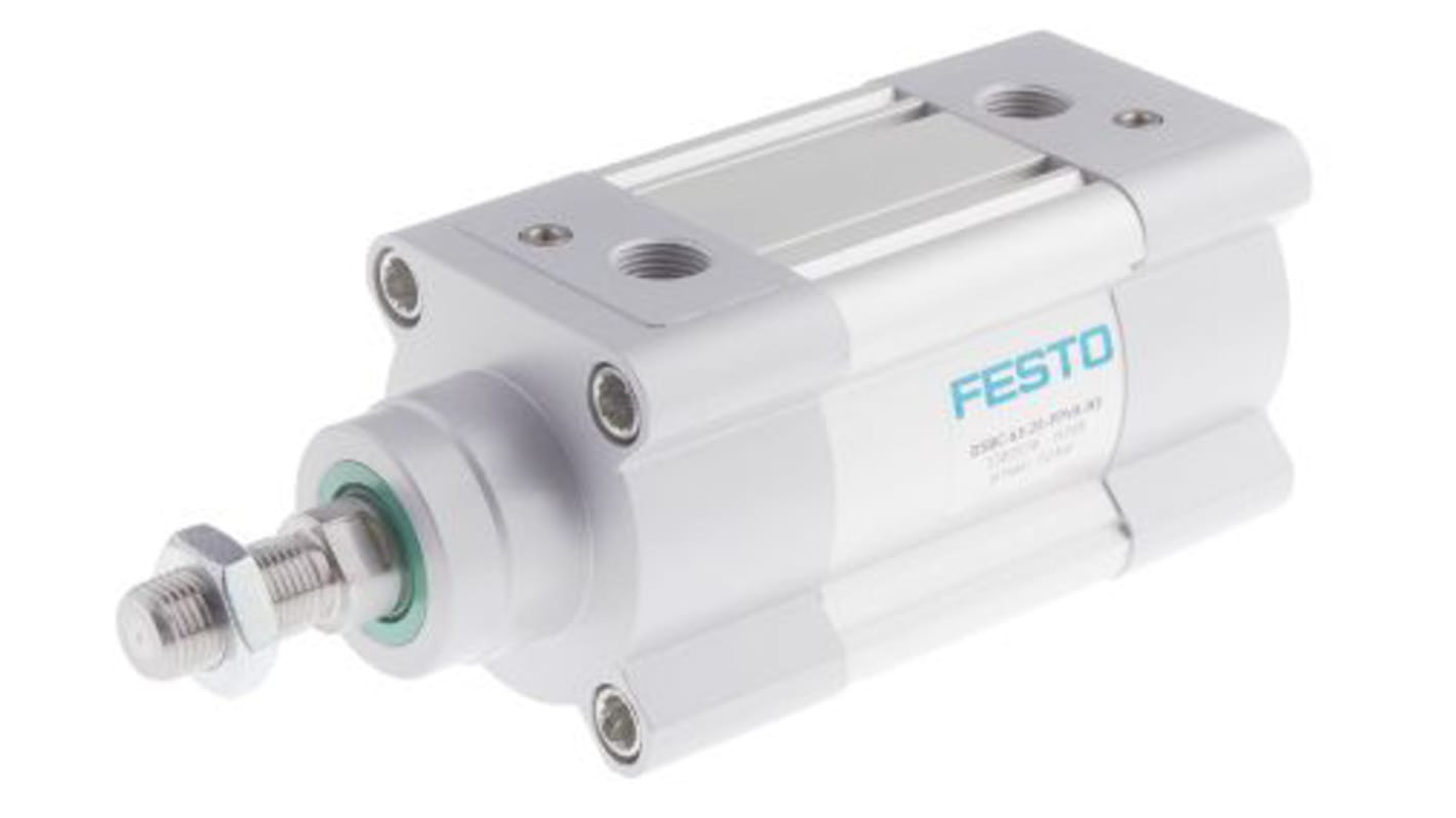 Festo Pneumatic Piston Rod Cylinder - 1383633, 63mm Bore, 40mm Stroke, DSBC Series, Double Acting