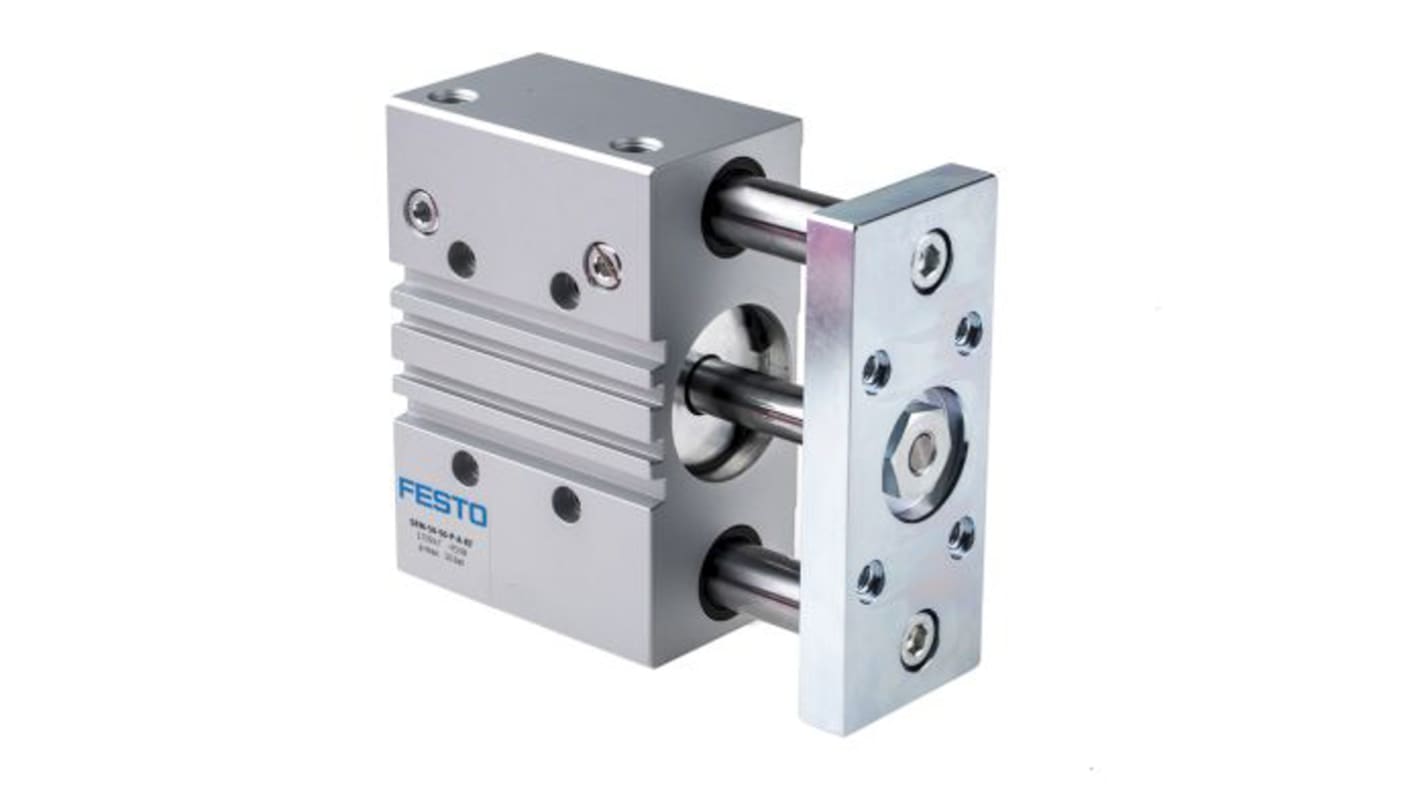 Festo Pneumatic Guided Cylinder - 170946, 50mm Bore, 25mm Stroke, DFM Series, Double Acting