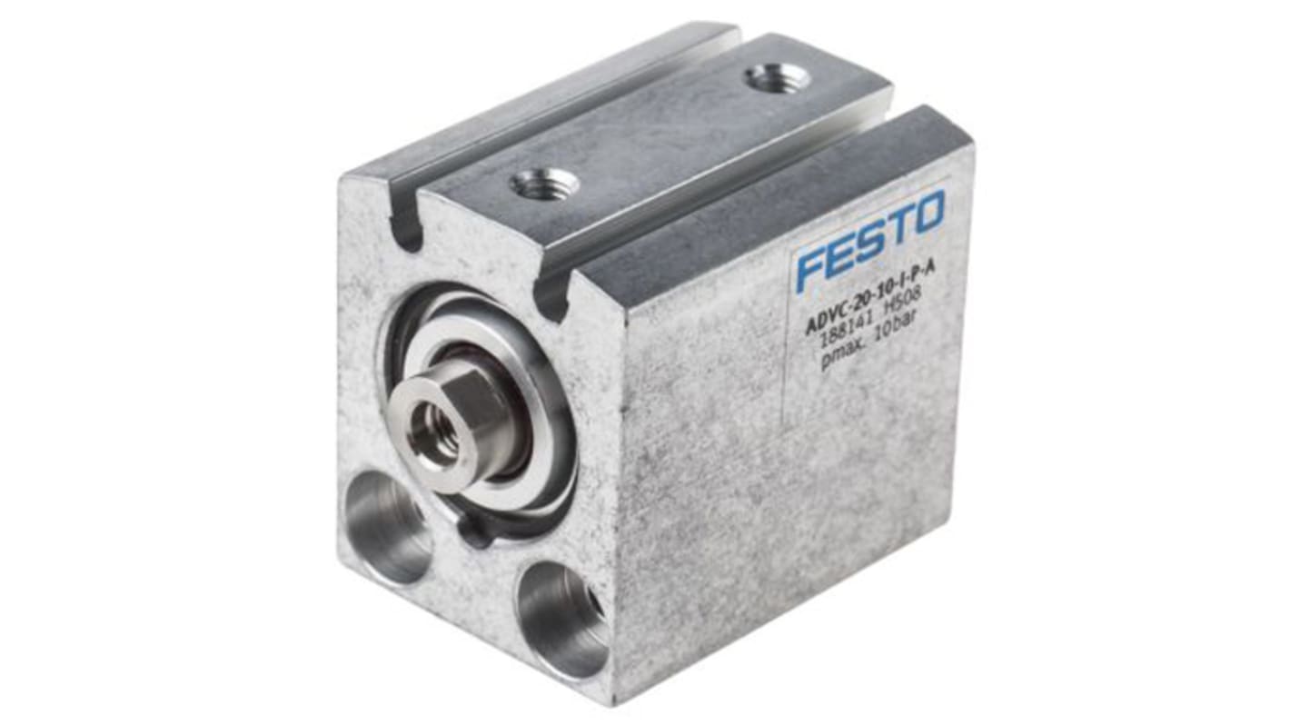Festo Pneumatic Cylinder - 188088, 12mm Bore, 5mm Stroke, ADVC Series, Double Acting