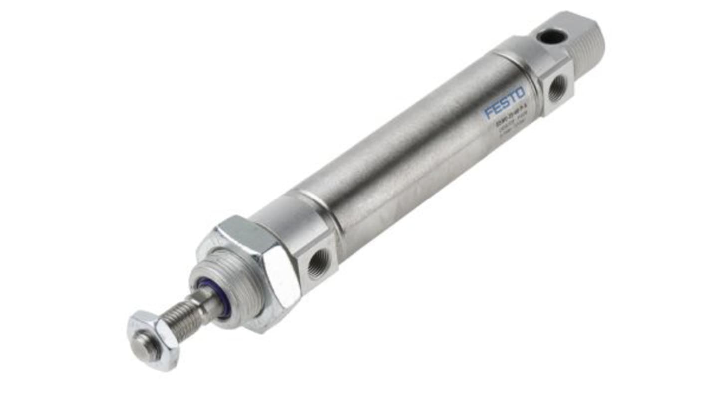 Festo Pneumatic Cylinder - 1908310, 25mm Bore, 70mm Stroke, DSNU Series, Double Acting