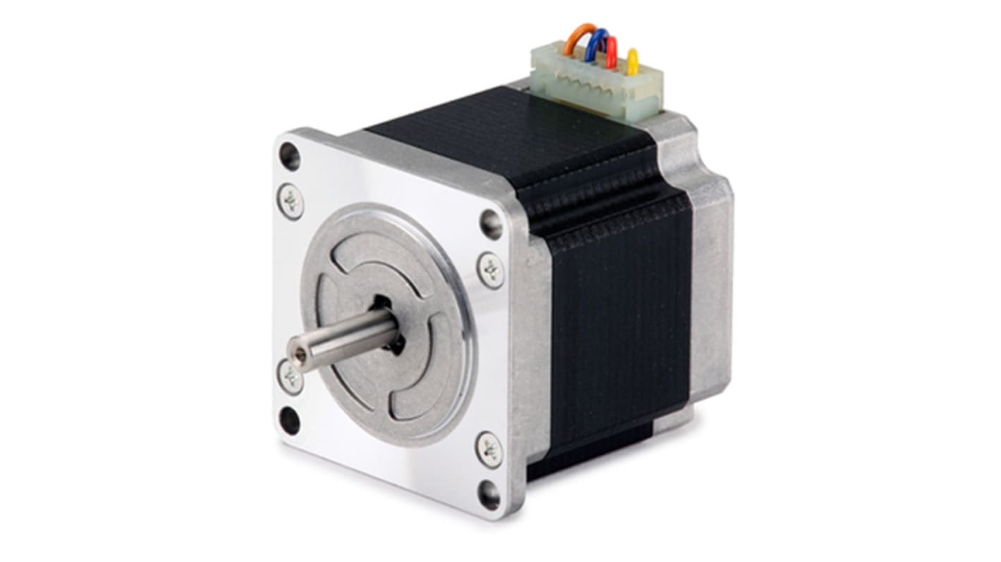 Sanyo Denki 103H7 Series Hybrid, Single Shaft Stepper Motor, 1.10Nm Torque, 24 V, 1.8°, 56 x 56mm Frame, 6.35mm Shaft