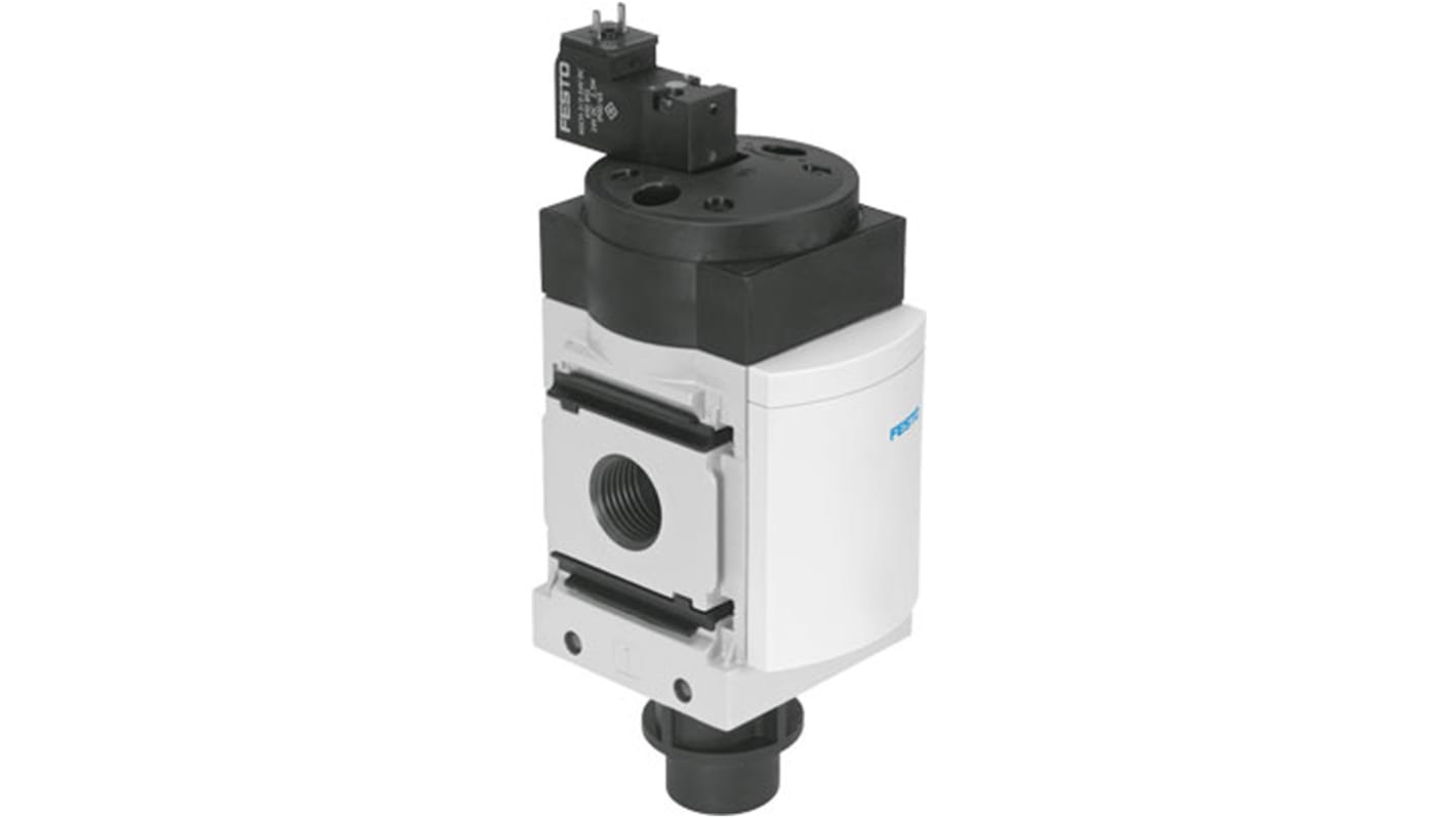 Festo 3/2 Pneumatic Solenoid Valve - Electrical G 1/2 MS6 Series 24V dc, 542602