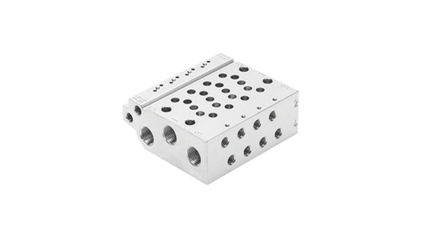 Festo VABM series 3 station G 1/4 Manifold Base for use with VUVG-B Series Sub-Base Valves, 566643