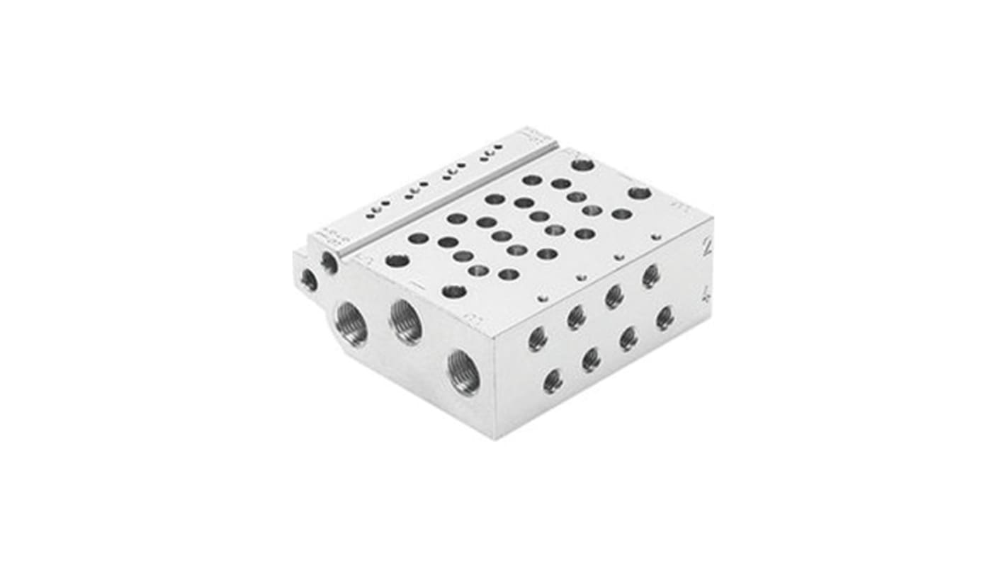 Festo VABM series 6 station G 1/4 Manifold Base for use with VUVG-B Series Sub-Base Valves