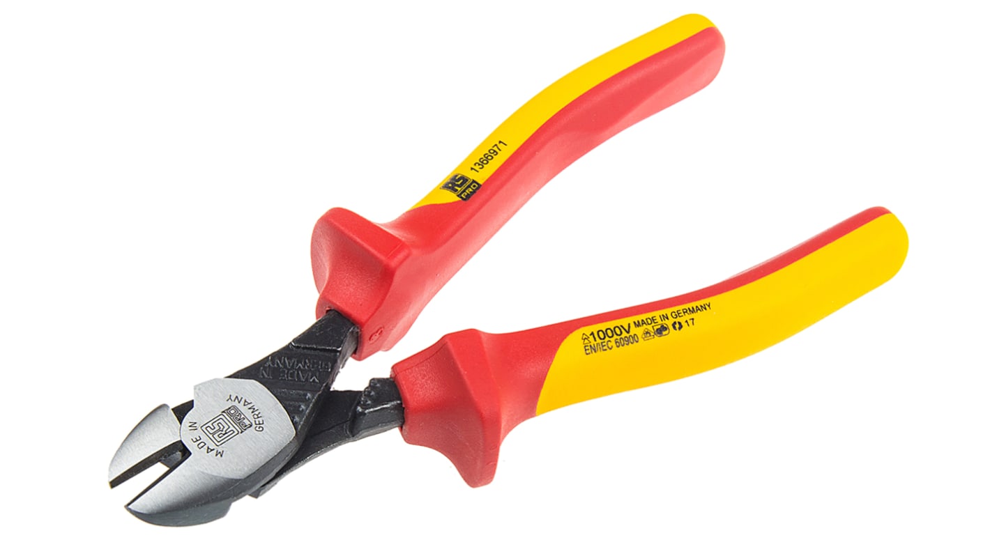 Pince coupante latérale RS PRO, 160 mm, capacité 3.5mm
