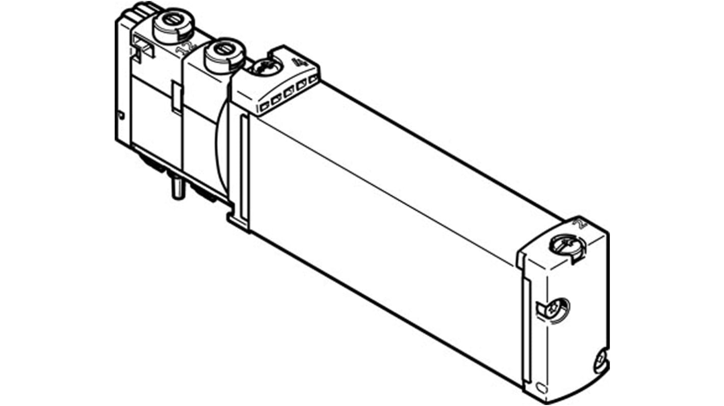 Festo 5/2 Solenoid Valve - Electrical VUVG Series 24V dc, 8004891