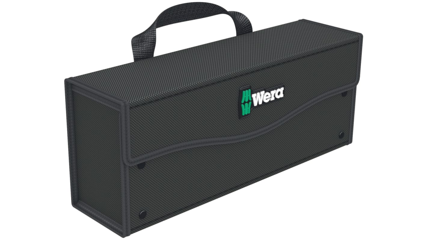 Wera 工具箱, 塑料制, 黑色, 325 x 80 x 130mm