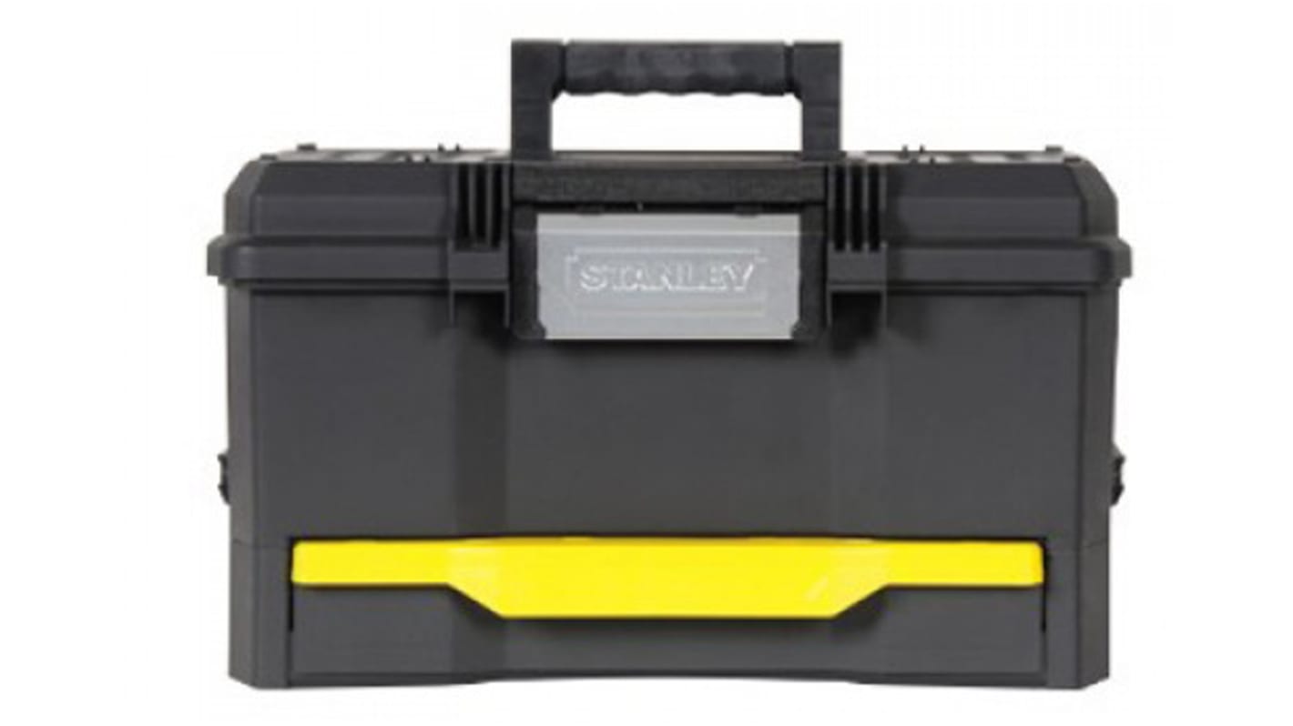 Stanley One Touch 1 drawer  Tool Box, 481 x 279 x 481mm