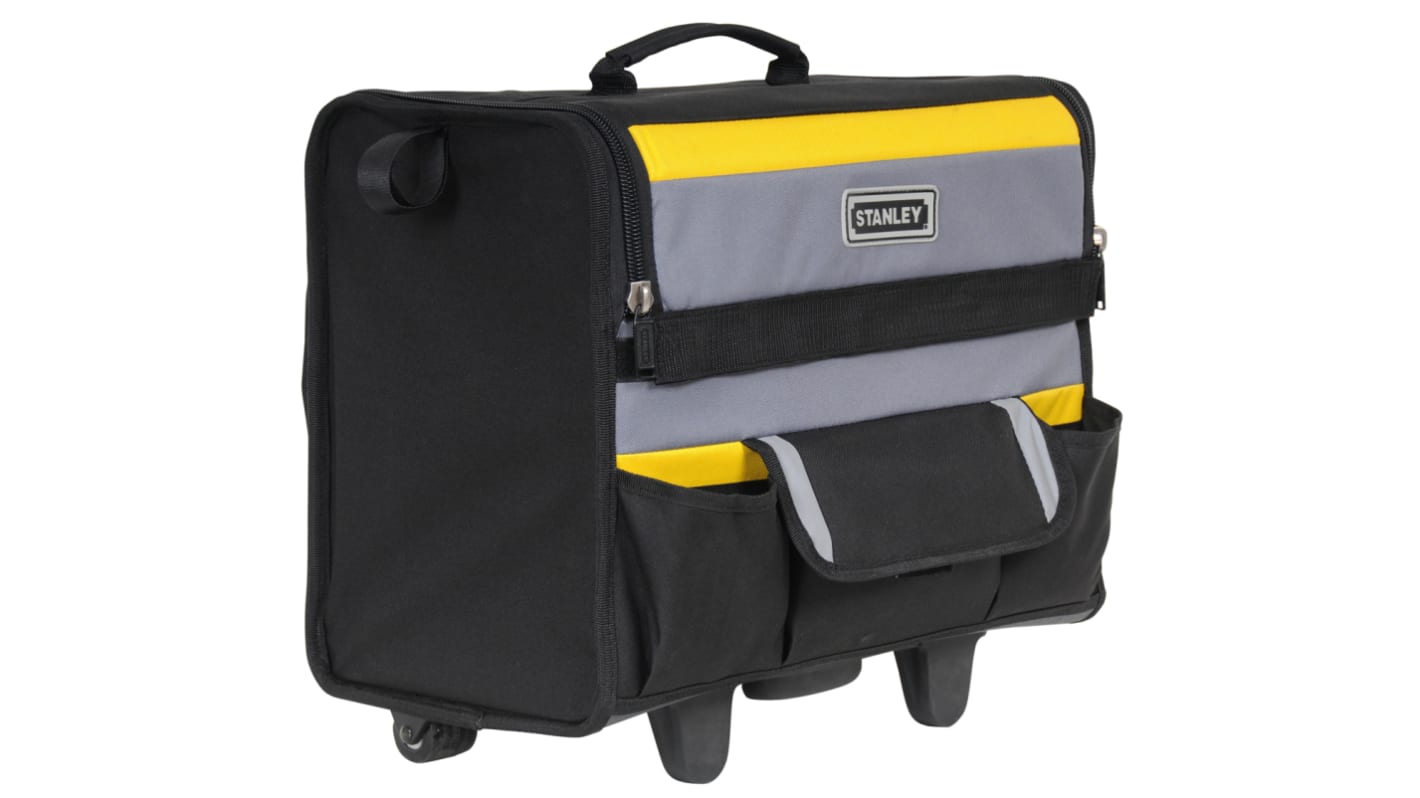 Stanley 聚酯工具包, 带轮包, 双拉链锁定, 460mm长 x 330mm宽 x 450mm高