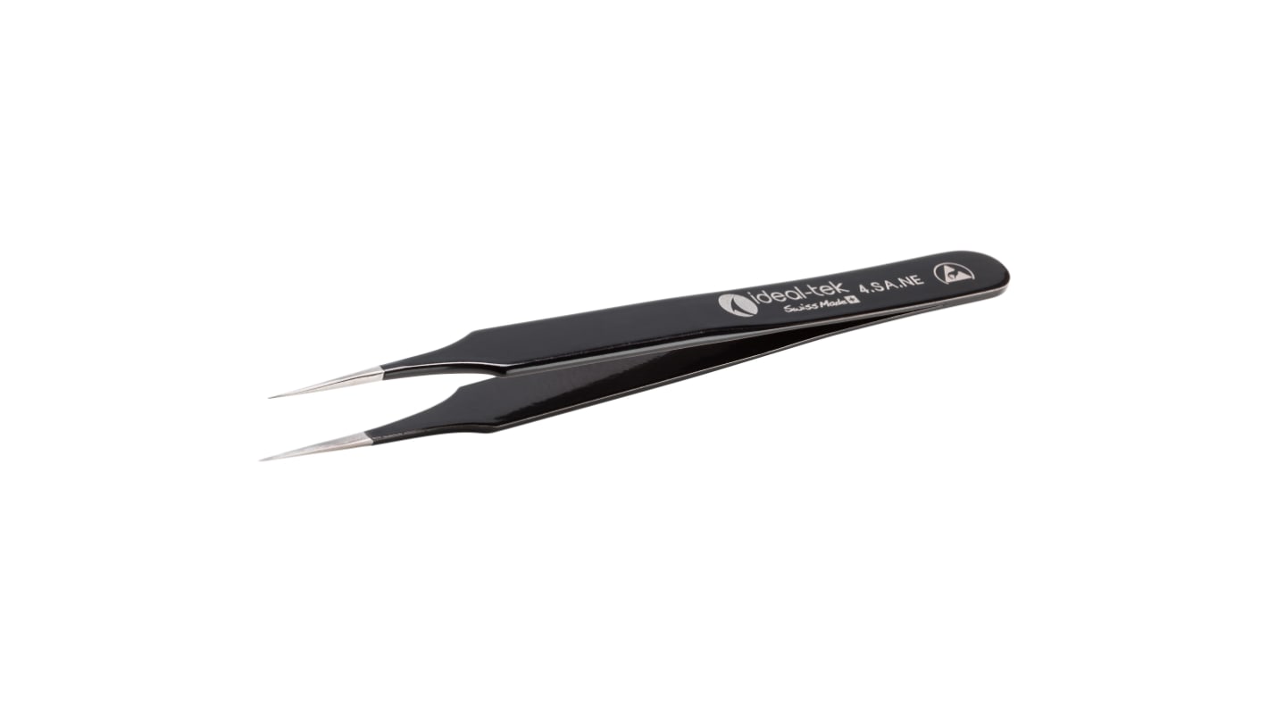 ideal-tek 110 mm, Polyester (Handle), Stainless Steel (Body), ESD Tweezers