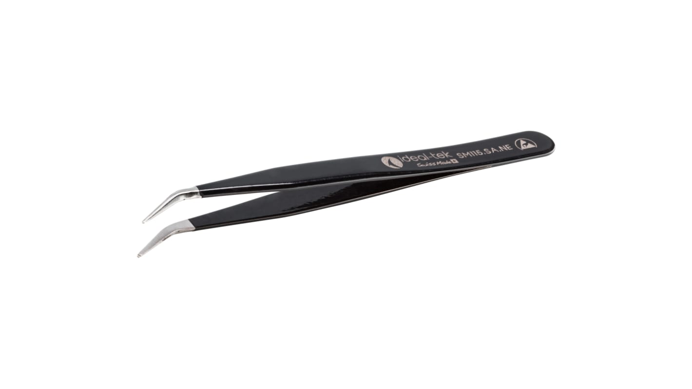 Pinza, ideal-tek, , Antimagnético, Poliéster (asa), Acero inoxidable (cuerpo) SM115.SA.NE, Sí