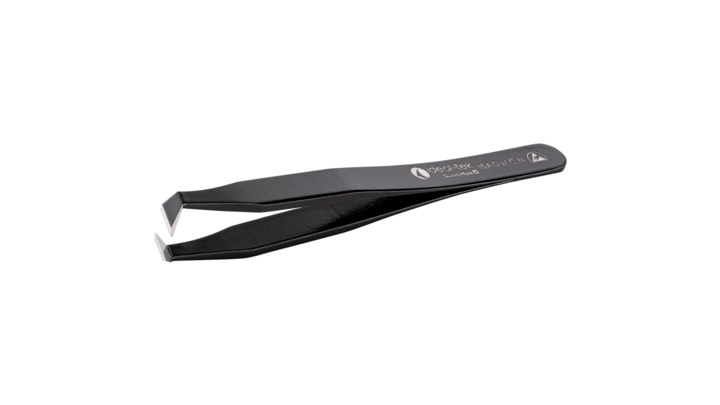 ideal-tek 120 mm, Carbon Steel, ESD Tweezers