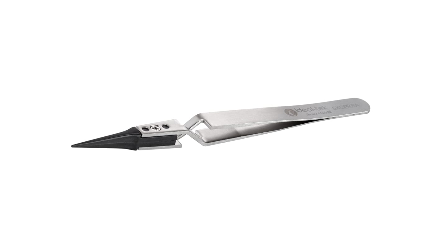 ideal-tek 130 mm, PEEK (Tip), Stainless Steel (Body), ESD Tweezers