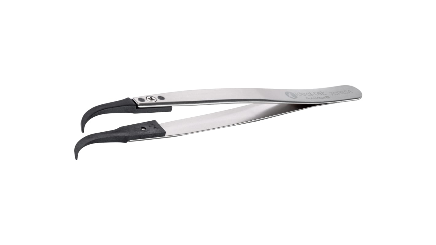 ideal-tek 130 mm, PEEK (Tip), Stainless Steel (Body), ESD Tweezers