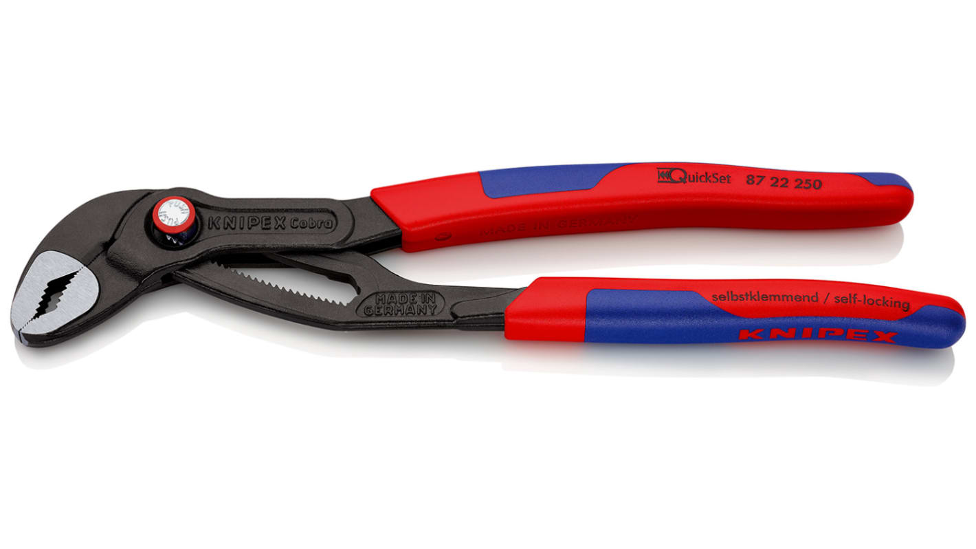 Knipex ウォーターポンププライヤー 87 22 250 250 mm ウォータ