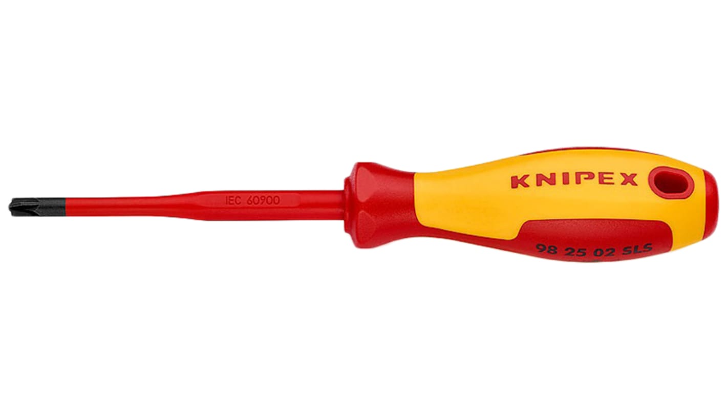 Destornillador Knipex, punta PlusMinus / Modulo MOD2, hoja de 100 mm, aprobado VDE