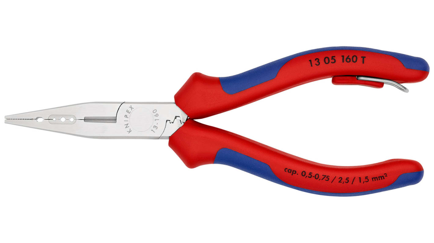 Knipex Combination Pliers, 160 mm Overall, Straight Tip