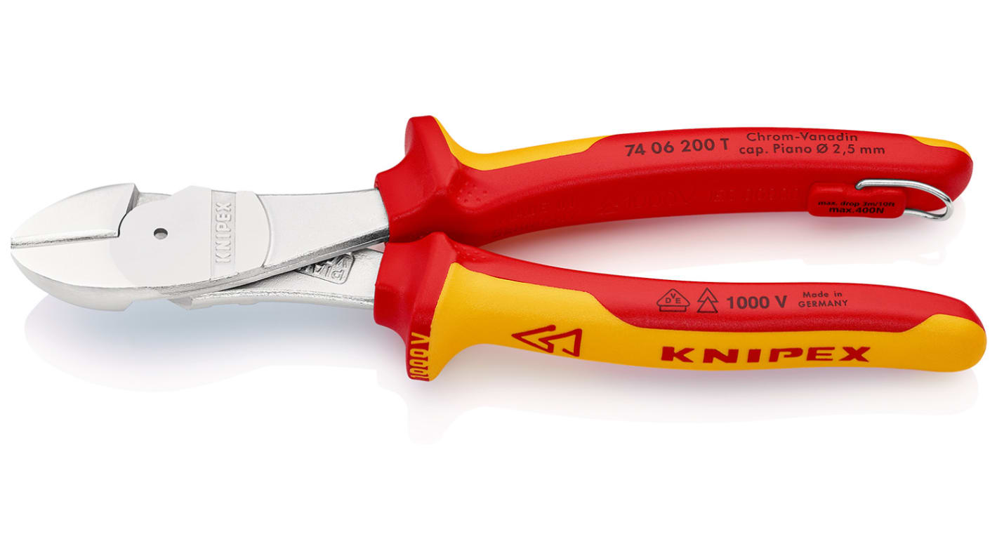 Knipex Knipex VDE/1000V Insulated High Leverage Diagonal Cutter