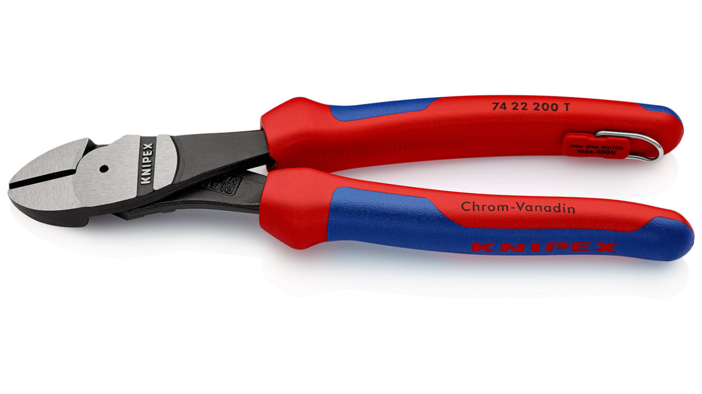 Knipex Knipex Kraft-Seitenschneider höhensicher 200 mm, Schneidleistung 4.2mm