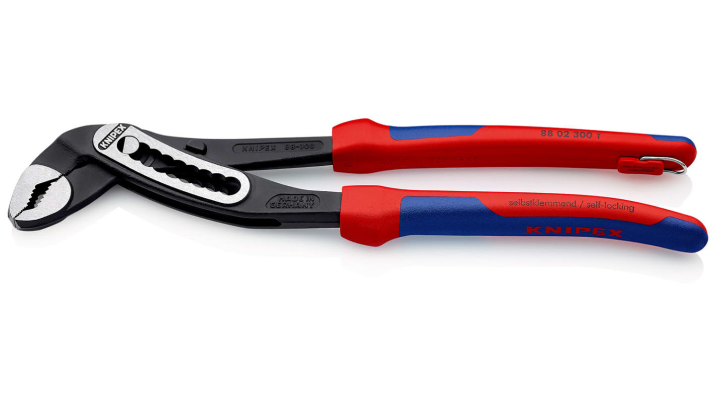 Knipex Alligator® Wasserpumpenzange / Backen 60mm , gebogen 300 mm , höhensicher