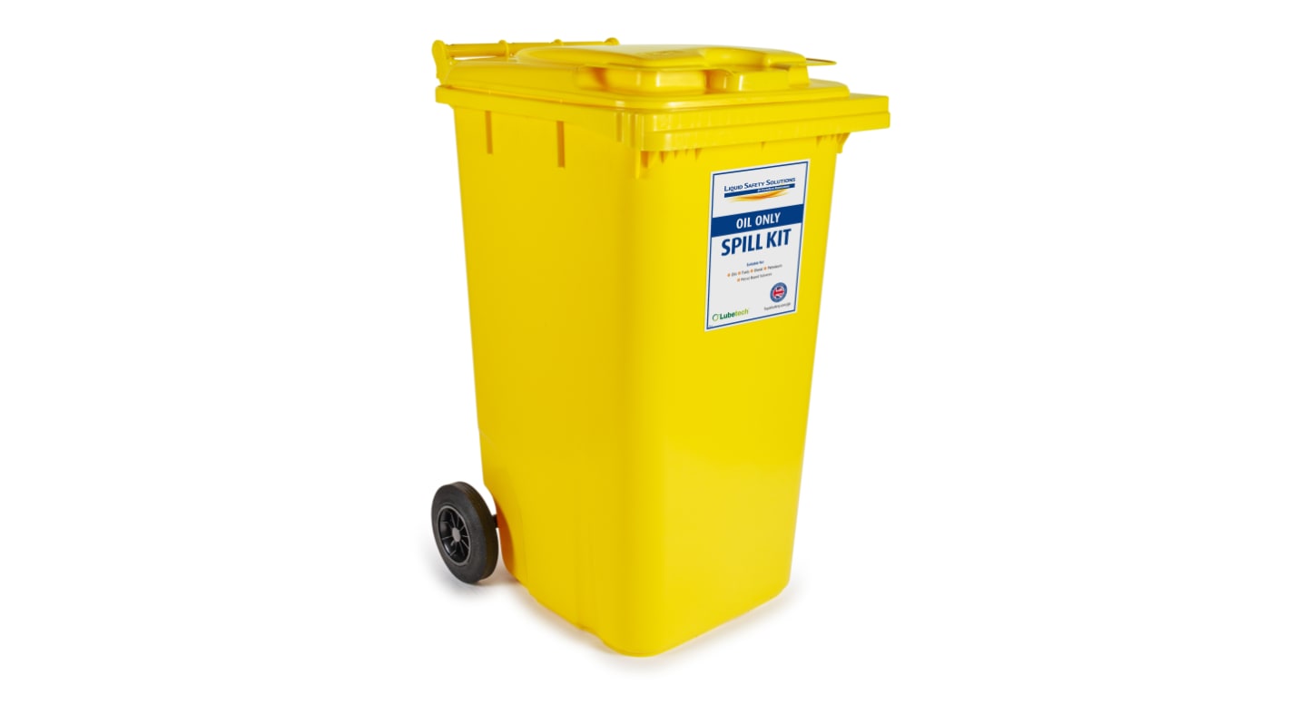 Kit controllo perdite Lubetech Performance Spill Kit 560 x 430 x 1060 mm, capacità assorbente 240 L, per Olio